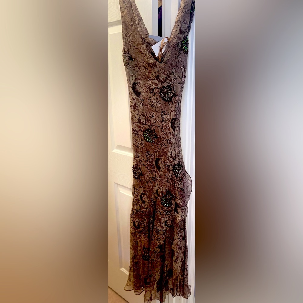Beautiful Nordstrom Nina Austin lace and beaded dress - New / Never Worn - XS